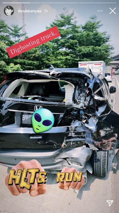 Insta Story terbaru Dinda Kanya [Instagram/@dindakanyaa]