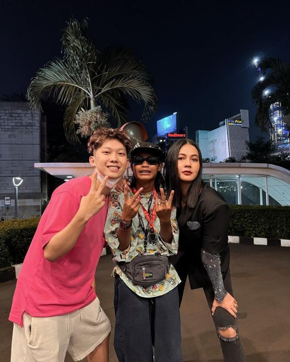 Paula Verhoeven dan Bonge Beraksi di Citayam Fashion Week. (Instagram/paula_verhoeven)