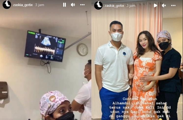 Zaskia Gotik dan Suami (instagram)