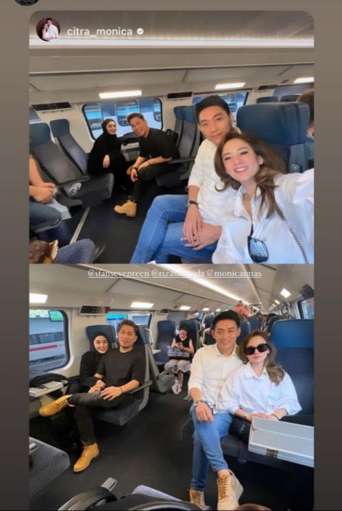 Potret Ifan Seventeen dan Rizal Armada Double Date di Eropa (Instagram/citra_monica)