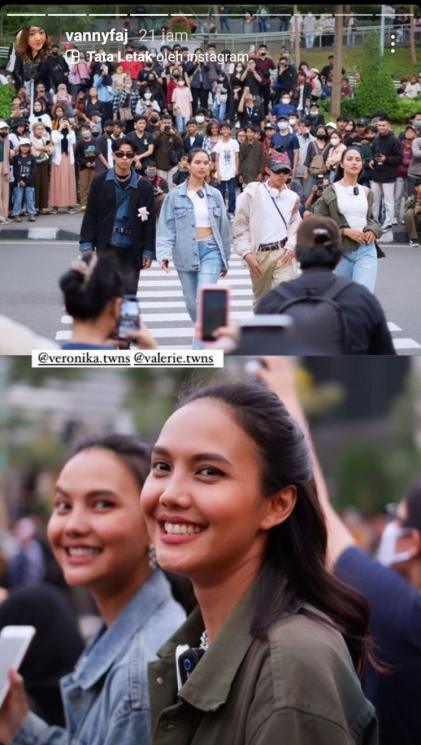 Potret Seleb Ikut Nongkrong di Citayam Fashion Week (instagram/vannyfaj)