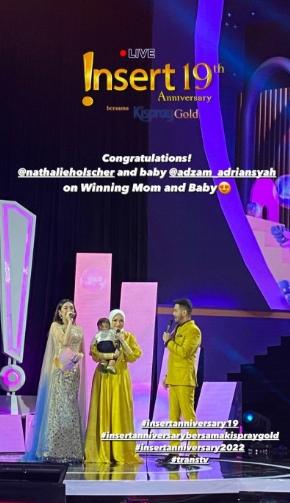 Potret Kompak nathalie Holscher dan Adzam. (Instagram/nathalieholscher)