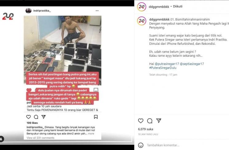 Putra Siregar Jaman Dahulu [Instagram/@ddggmmbbkk]