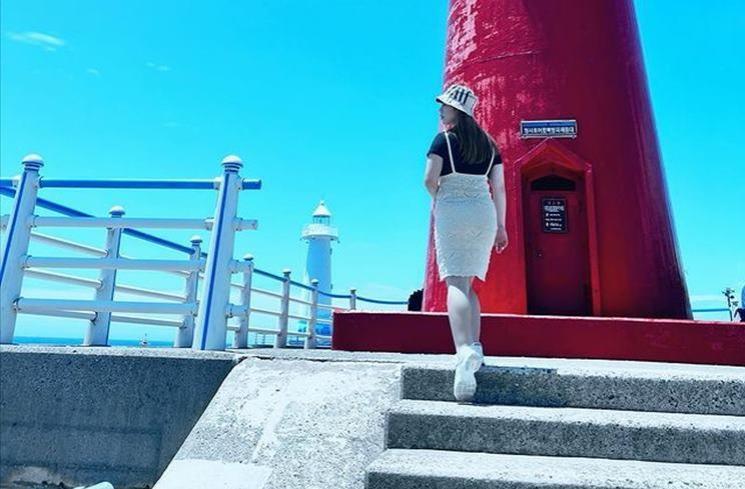 Potret Felicya Angelista di Korea Selatan. (Instagram/@felicyangelista_)
