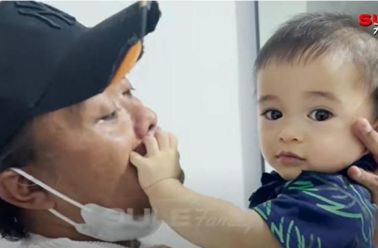 Potret Sule Bertemu Adzam. (YouTube/Sule Family)