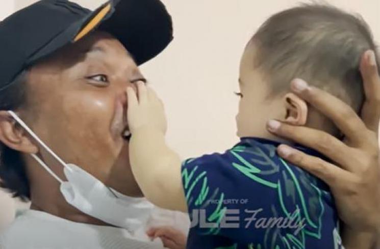 Potret Sule Bertemu Adzam. (YouTube/Sule Family)