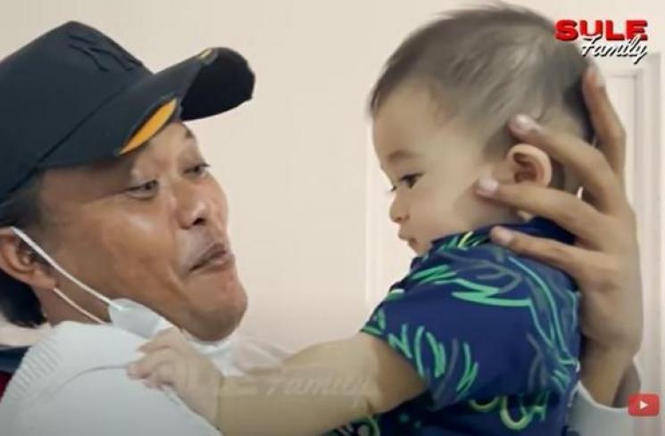 Potret Sule Bertemu Adzam. (YouTube/Sule Family)