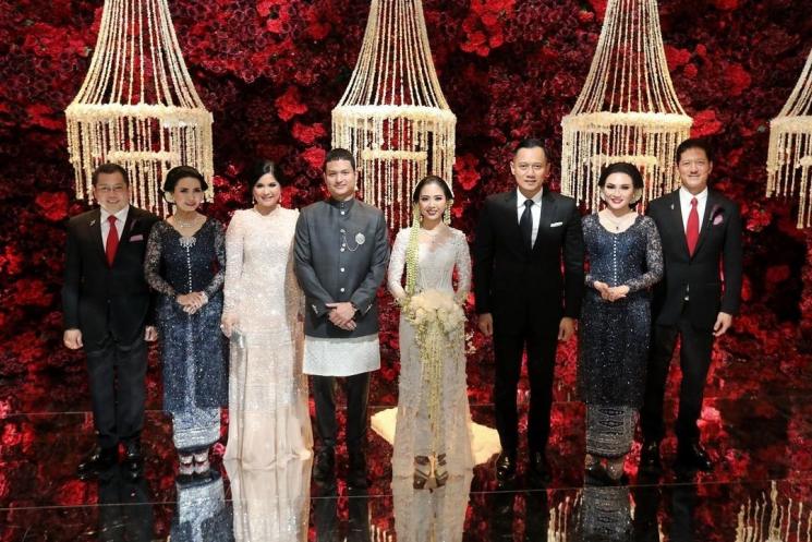 Potret Resepsi Pernikahan Jessica Tanoesoedibjo (instagram/@agusyudhoyono)