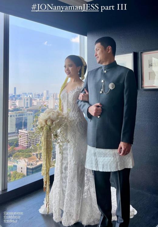 Potret Resepsi Pernikahan Jessica Tanoesoedibjo (instagram/@jessicatanoe)