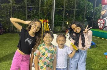 9 Potret Pesta Ultah El Barack Putra Jessica Iskandar, Pertama Kali Bareng Ayah dan Adik