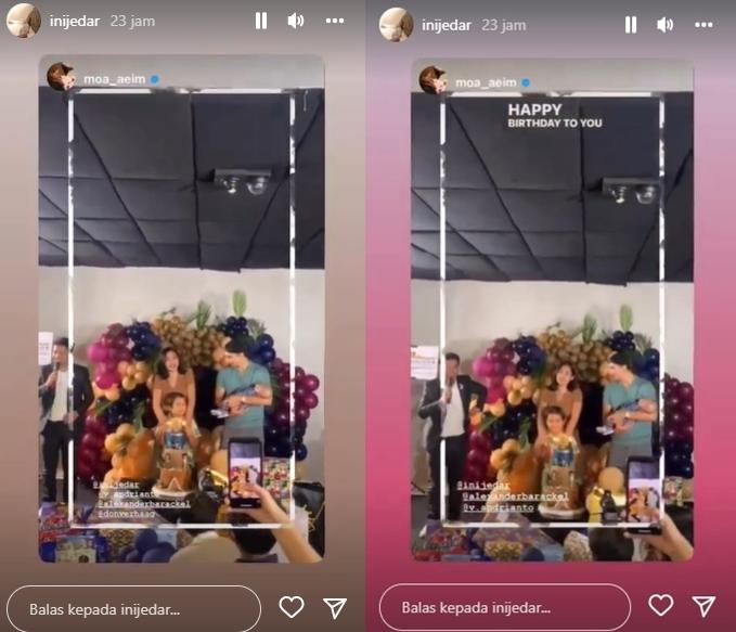 Potret Pesta Ultah El Barack (Instagram/@inijedar)
