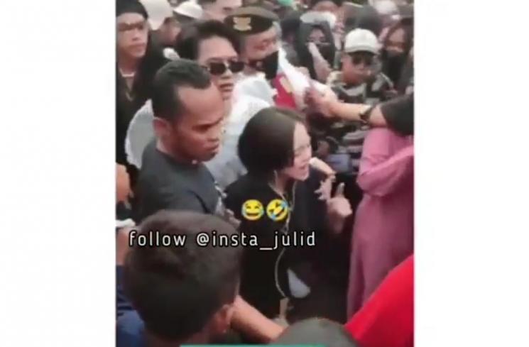 Potret Jeje Slebew Ngamuk di Citayam Fashion Week (instagram/insta_julid)