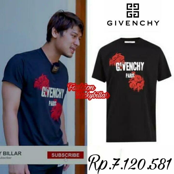 Koleksi Kaos Rizky Billar(Instagram/@fashionrizkybillar)
