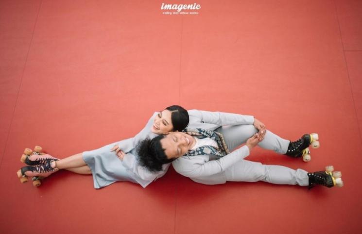 Potret Prewedding Komika. (Instagram/imagenic)