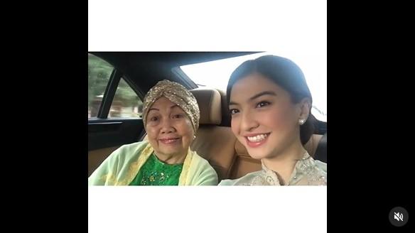 Potret Raline Shah Bersama Sang Nenek. (Instagram/ralineshah)