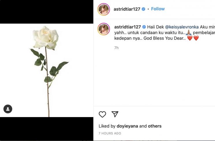 Unggahan Astrid Tiar [Instagram/@astridtiar127]