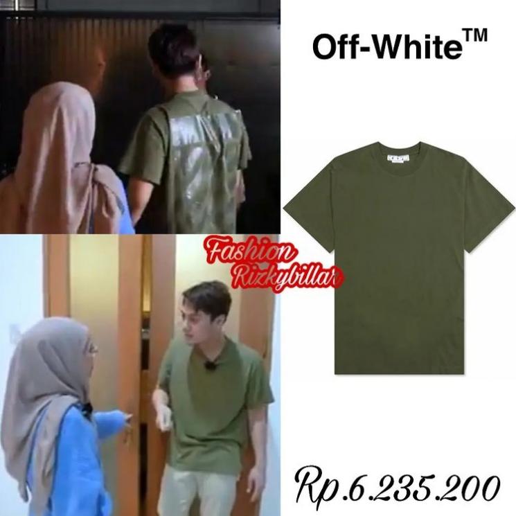 Koleksi Kaos Rizky Billar(Instagram/@fashionrizkybillar)