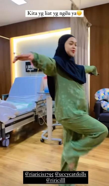 Potret Petakilan Ria Ricis Usai Lahiran (instagram/nidyadonat)
