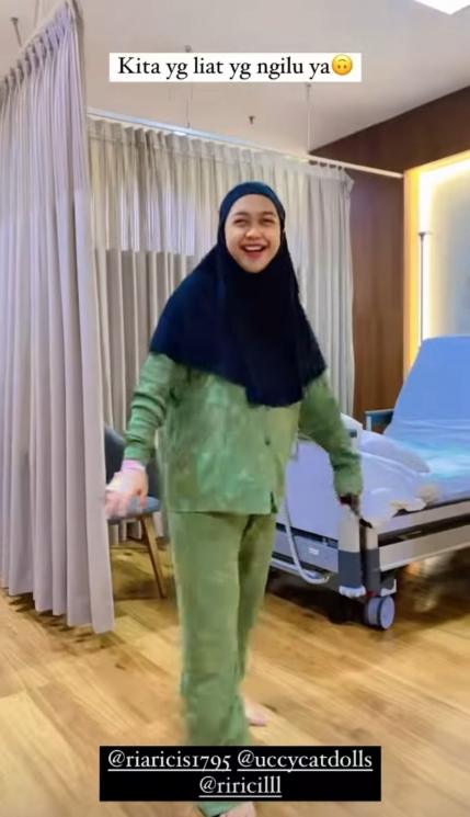 Potret Petakilan Ria Ricis Usai Lahiran (instagram/nidyadonat)