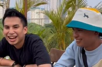 7 Momen Okin Mantan Rachel Vennya Ketemu 'Kembaran', Lebih Ganteng yang KW?
