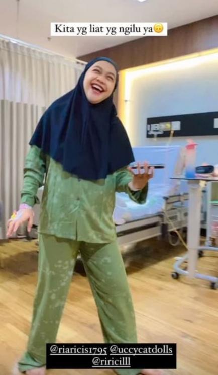 Potret Petakilan Ria Ricis Usai Lahiran (instagram/nidyadonat)