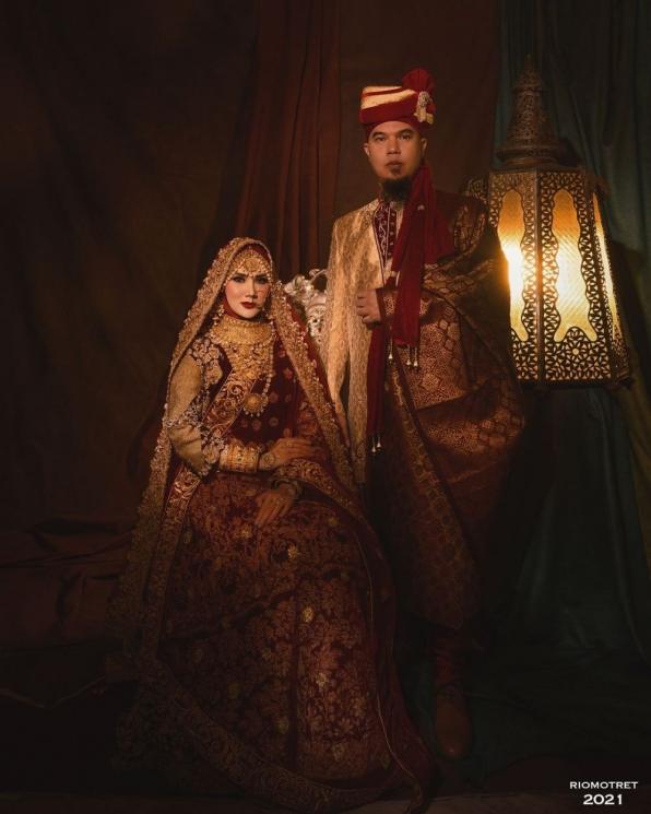Potret Mulan Jameela Pakai Baju India (instagram/@mulanjameela1)