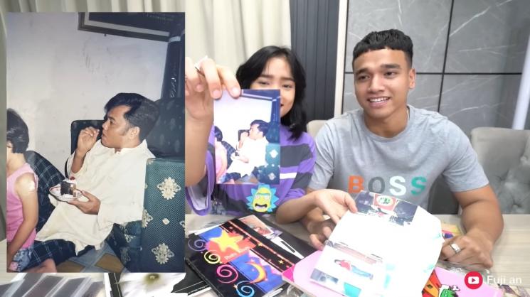 Momen Fuji Tunjukkan Foto Jadul Keluarganya (YouTube/Fuji An)