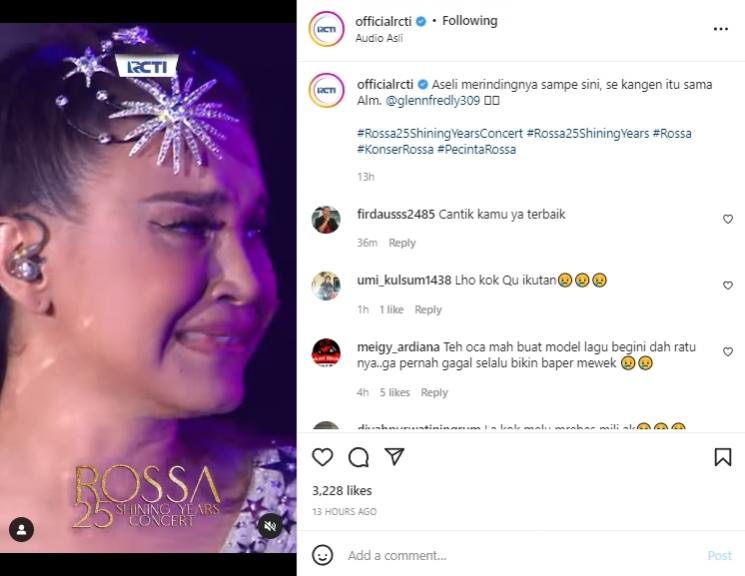 Momen Menarik di Konser Rossa (instagram/itsrossa910)