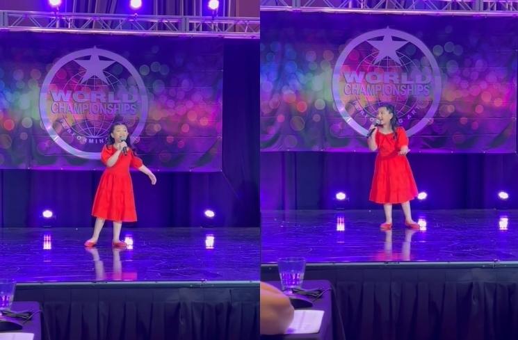 Penampilan Arsy Hermansyah di WCOPA (Instagram/@queenarsy)