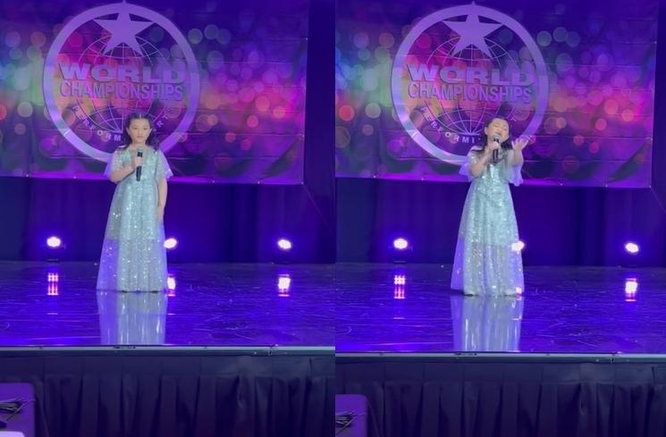 Penampilan Arsy Hermansyah di WCOPA (Instagram/@queenarsy)