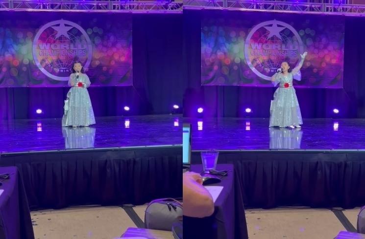 Penampilan Arsy Hermansyah di WCOPA (Instagram/@queenarsy)