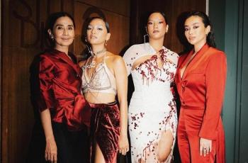 11 Potret Tara Basro di Gala Premiere 'Pengabdi Setan 2', Pakai Gaun Penuh 'Bercak Darah'