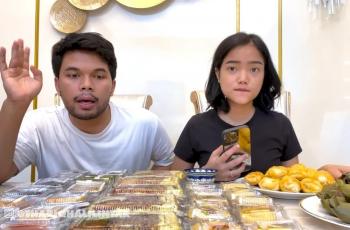11 Momen Thariq Halilintar Borong Jajan Buat Fuji, Rela Antre Sejak Subuh