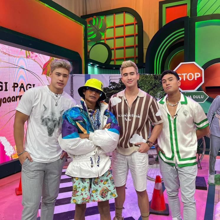 Potret Bonge bareng artis. (Instagram/@bonge.sudirman)