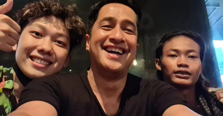 Potret Bonge bareng artis. (Instagram/@irfanhakim75)