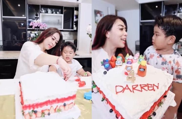 Potret perayaan ulang tahun Darren anak Maharani Kemala (Instagram/@maharanikemala)