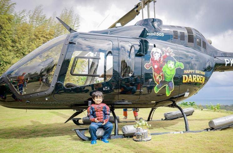 Potret perayaan ulang tahun Darren anak Maharani Kemala (Instagram/@maharanikemala)