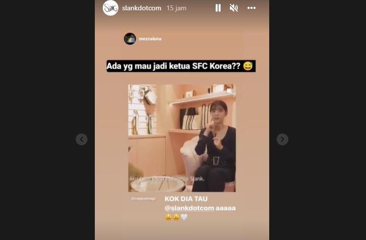 Seol In Ah ngaku fans, begini tanggapan Slank. (Instagram/@slankdotcom)