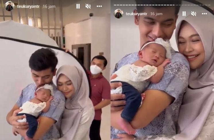 Potret Gemas Anak Ria Ricis saat Photoshoot (Instagram/@teukuryantr)