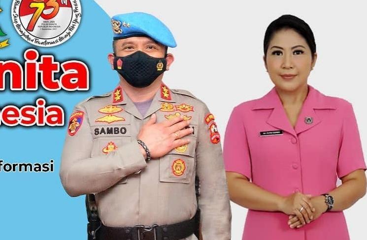 Potret Cantik Putri Candrawati (Instagram/@divpropampolri)