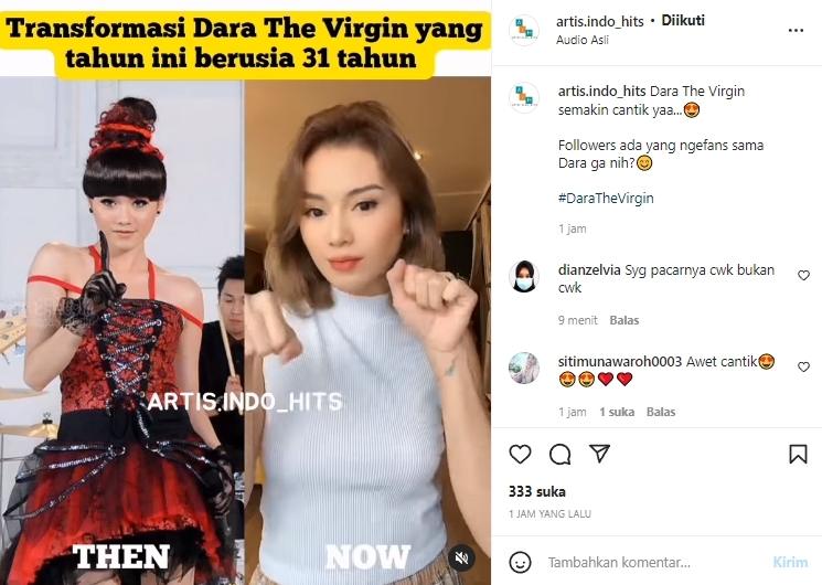 Dara The Virgin. (Instagram)