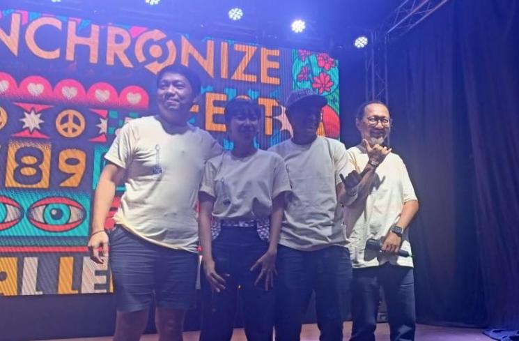 Pengisi acara Synchronize Festival 2022. (MataMata.com/Rena Pangesti)