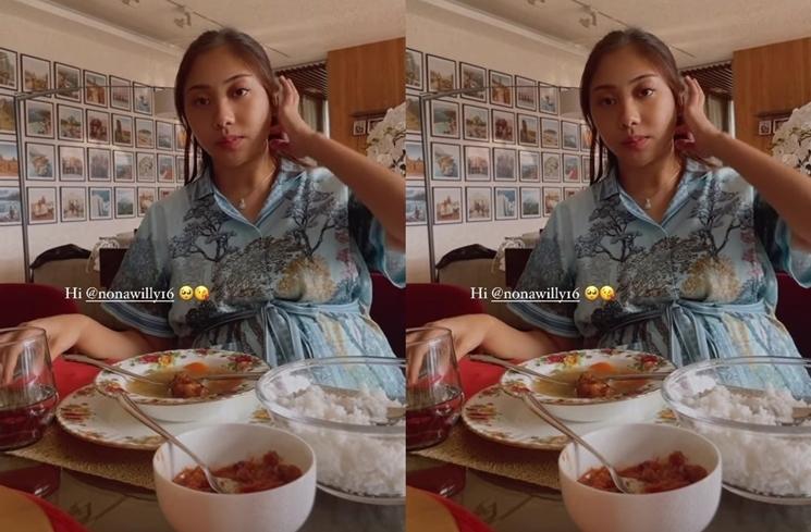 Potret Nikita Willy Disambut Masakan Rumahan (Instagram/@nikitawillyofficial94)