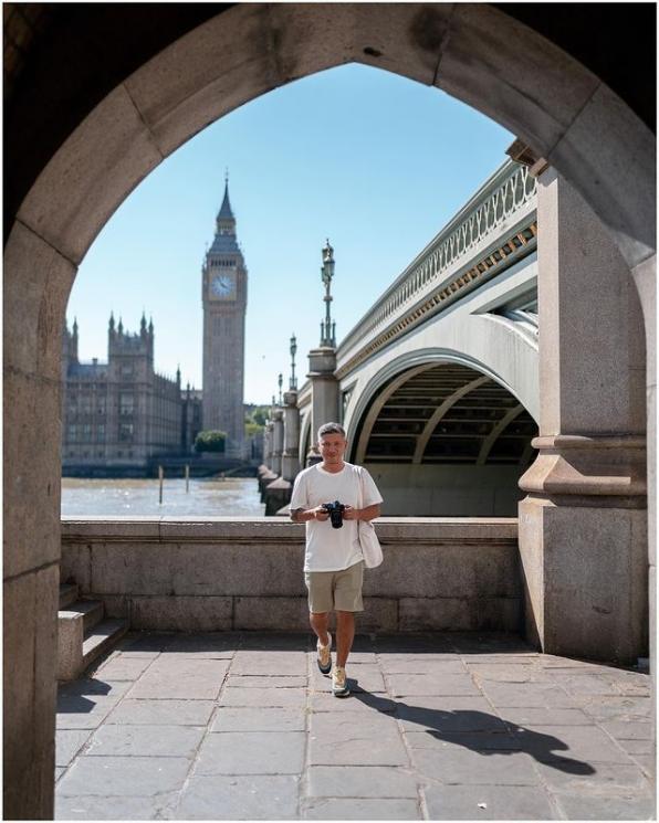 Potret Gading Marten Liburan di London. (Instagram/gadiiing)