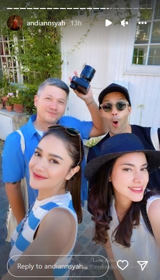 Potret Gading Marten Liburan di London. (Instagram/andiannsyah)