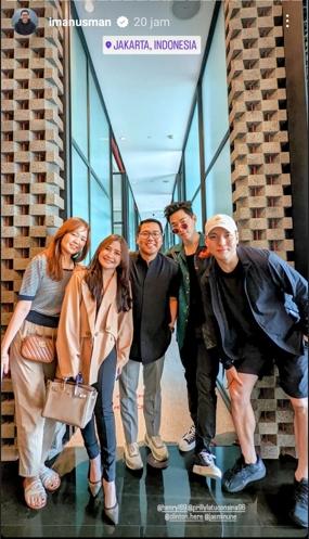 Momen Prilly Latuconsina Ngopi Bareng Henry Lau. (Instagram/imanusman)