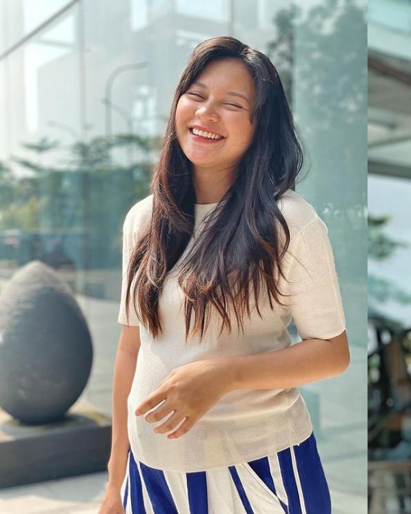 Baby Bump Indah Permatasari. (Instagram/indahpermatas)