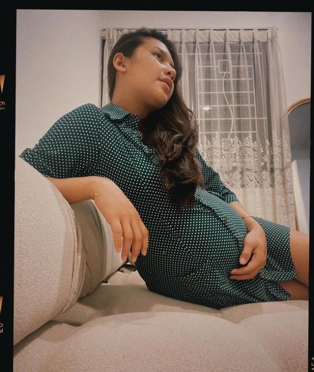 Baby Bump Indah Permatasari. (Instagram/indahpermatas)