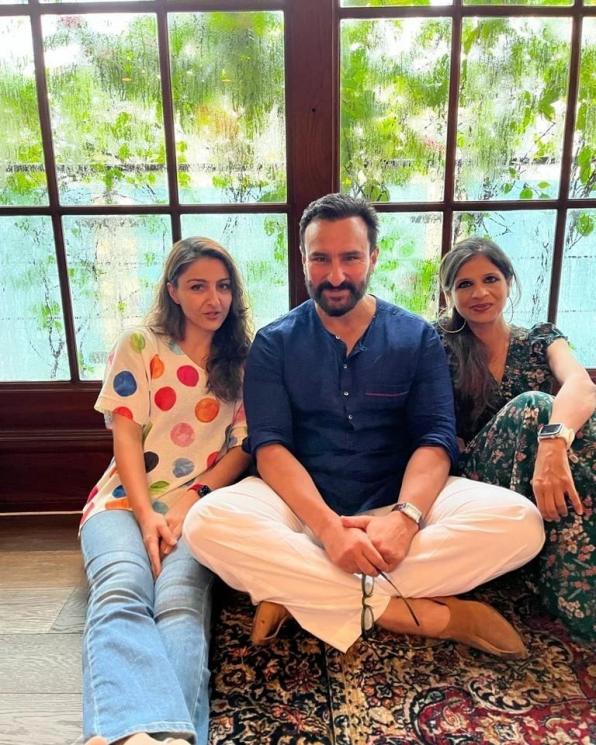 Momen Ultah Saif Ali Khan ke-52 (Instagram/@sabapataudi)