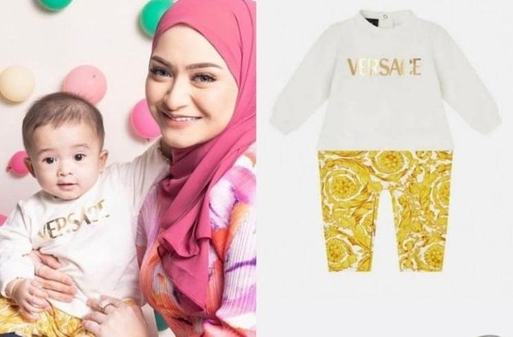 Harga Outfit dan Mainan Baby Adzam (Instagram/@nathalieholscher.wearing)